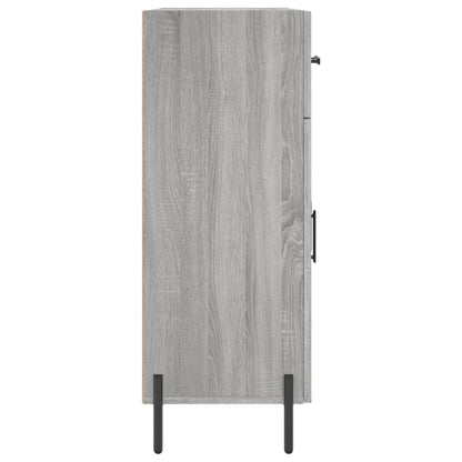 vidaXL Sideboard Grey Sonoma 69.5x34x90 cm Engineered Wood