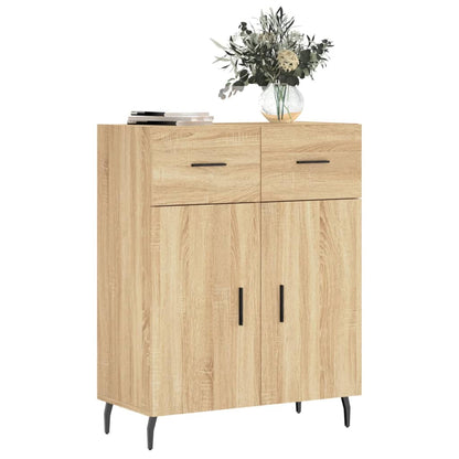 vidaXL Sideboard Sonoma Oak 69,5x34x90 cm Engineered Wood