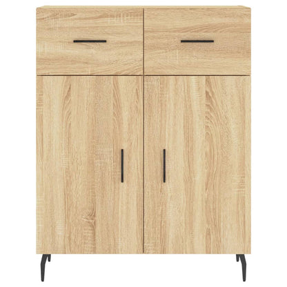 vidaXL Sideboard Sonoma Oak 69,5x34x90 cm Engineered Wood