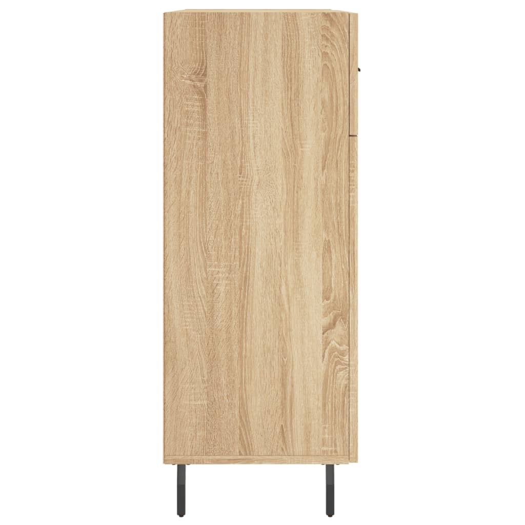 vidaXL Sideboard Sonoma Oak 69,5x34x90 cm Engineered Wood