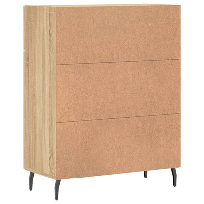 vidaXL Sideboard Sonoma Oak 69,5x34x90 cm Engineered Wood