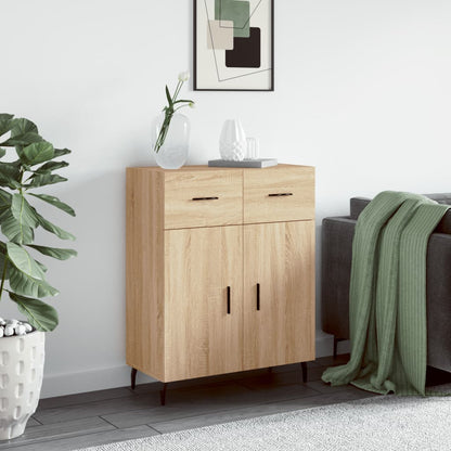 vidaXL Sideboard Sonoma Oak 69,5x34x90 cm Engineered Wood