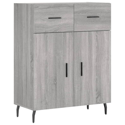 vidaXL Sideboard Grey Sonoma 69,5x34x90 cm Engineered Wood