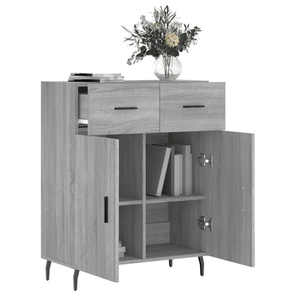 vidaXL Sideboard Grey Sonoma 69,5x34x90 cm Engineered Wood