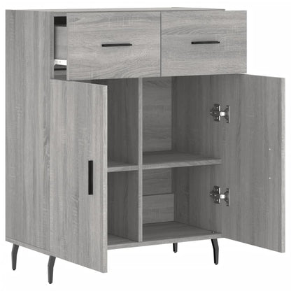 vidaXL Sideboard Grey Sonoma 69,5x34x90 cm Engineered Wood