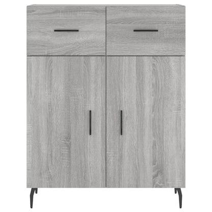 vidaXL Sideboard Grey Sonoma 69,5x34x90 cm Engineered Wood