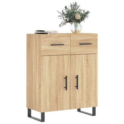 vidaXL Sideboard Sonoma Oak 69,5x34x90 cm Engineered Wood