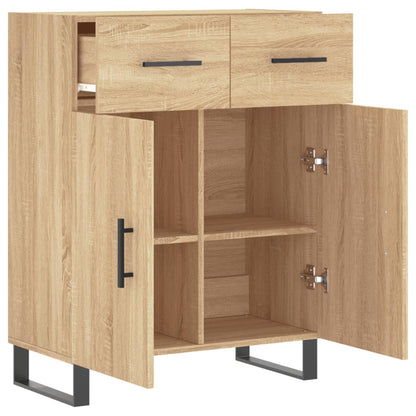 vidaXL Sideboard Sonoma Oak 69,5x34x90 cm Engineered Wood