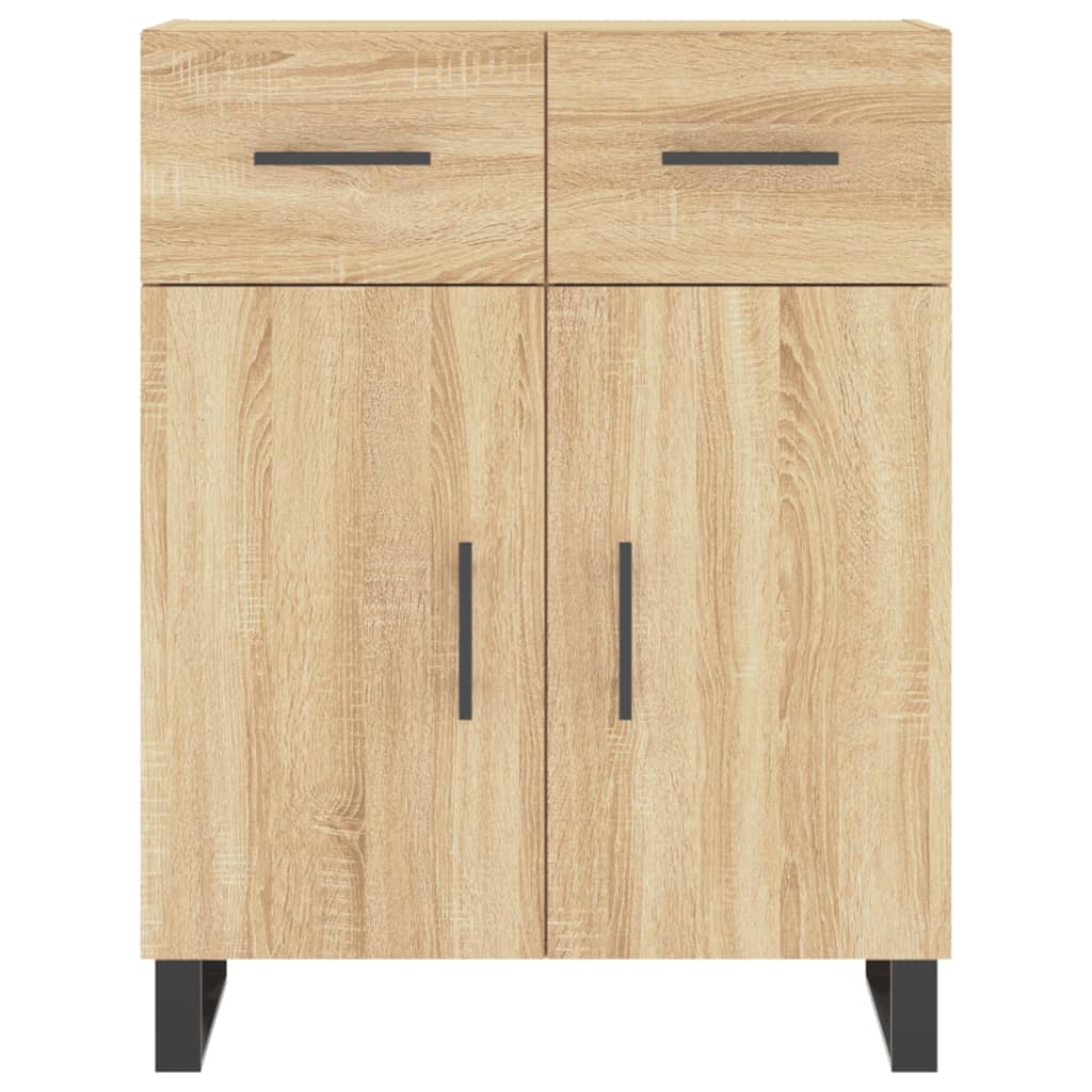 vidaXL Sideboard Sonoma Oak 69,5x34x90 cm Engineered Wood