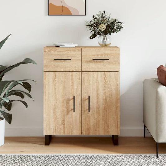 vidaXL Sideboard Sonoma Oak 69,5x34x90 cm Engineered Wood