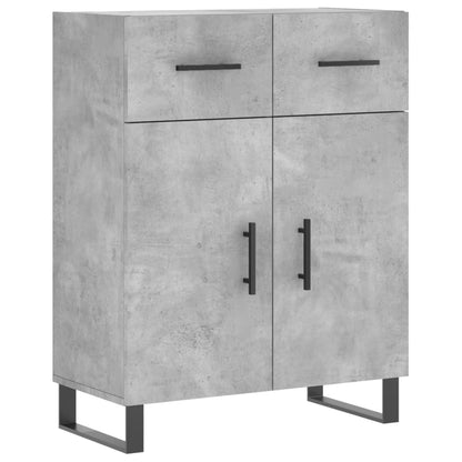 vidaXL Sideboard Concrete Grey 69,5x34x90 cm Engineered Wood
