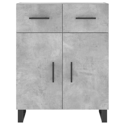 vidaXL Sideboard Concrete Grey 69,5x34x90 cm Engineered Wood