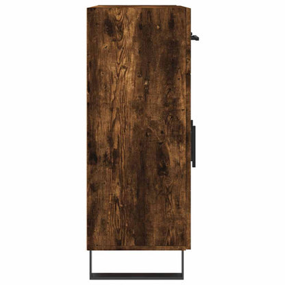 vidaXL Sideboard Smoked Oak 69.5x34x90 cm Engineered Wood