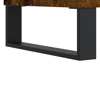 vidaXL Sideboard Smoked Oak 69,5x34x90 cm Engineered Wood