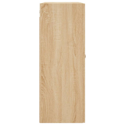 vidaXL Wall Mounted Cabinet Sonoma Oak 69.5x34x90 cm