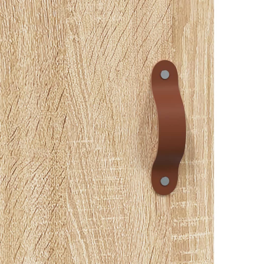 vidaXL Wall Mounted Cabinet Sonoma Oak 69.5x34x90 cm