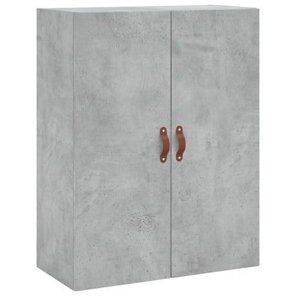 vidaXL Wall Mounted Cabinet Concrete Grey 69,5x34x90 cm