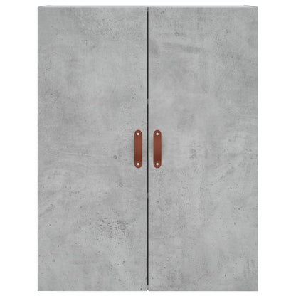 vidaXL Wall Mounted Cabinet Concrete Grey 69,5x34x90 cm