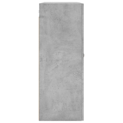vidaXL Wall Mounted Cabinet Concrete Grey 69,5x34x90 cm