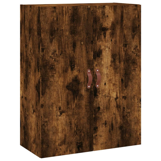 vidaXL Wall Mounted Cabinet Smoked Oak 69,5x34x90 cm