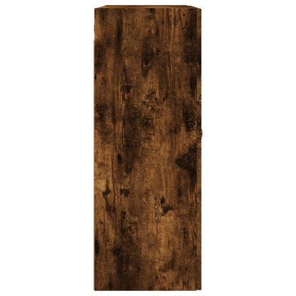 vidaXL Wall Mounted Cabinet Smoked Oak 69,5x34x90 cm