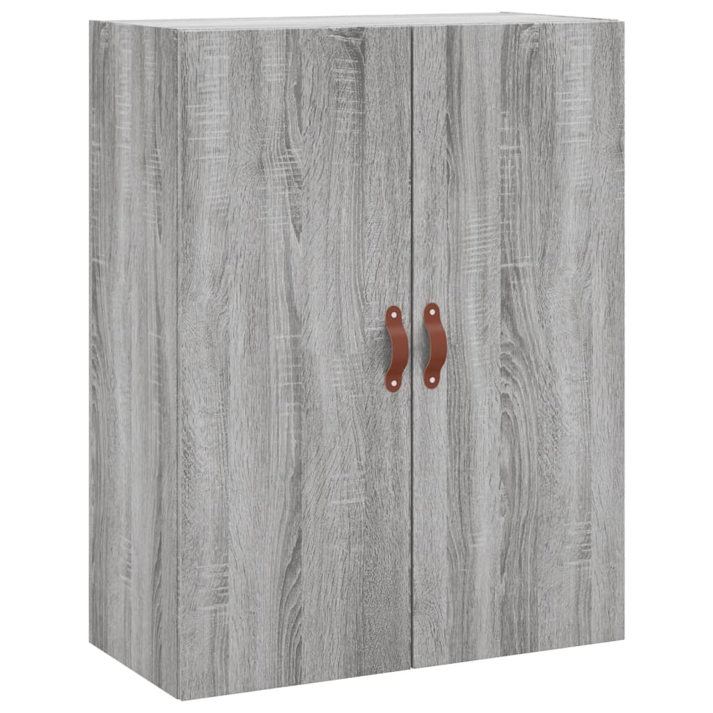 vidaXL Wall Mounted Cabinet Grey Sonoma 69,5x34x90 cm