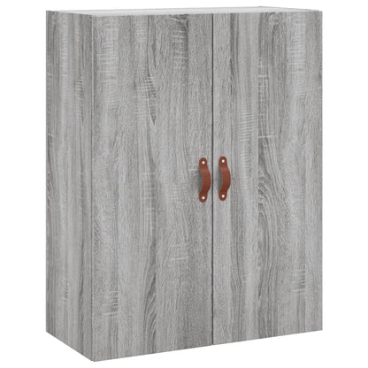 vidaXL Wall Mounted Cabinet Grey Sonoma 69,5x34x90 cm