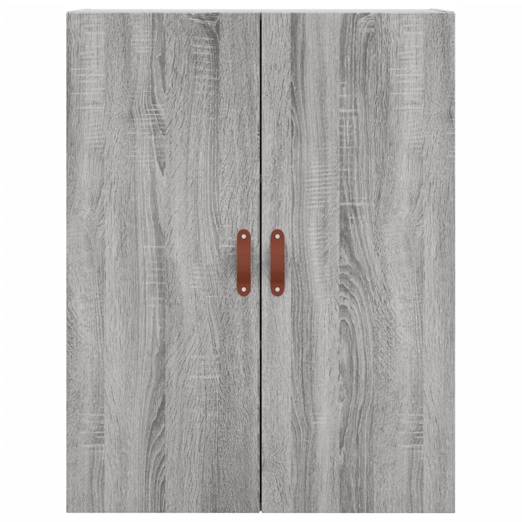 vidaXL Wall Mounted Cabinet Grey Sonoma 69,5x34x90 cm