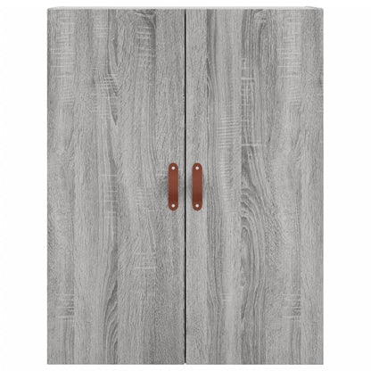 vidaXL Wall Mounted Cabinet Grey Sonoma 69,5x34x90 cm