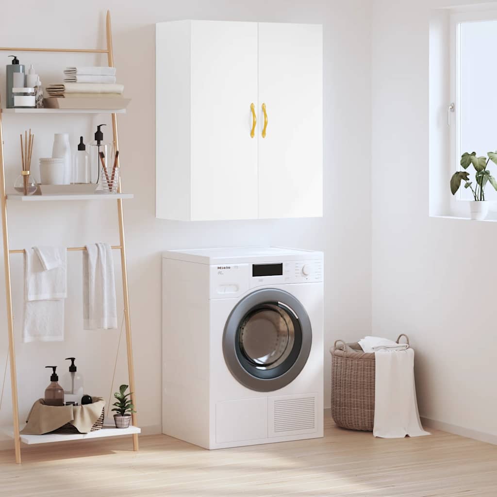 vidaXL Wall Mounted Cabinet White 69,5x34x90 cm
