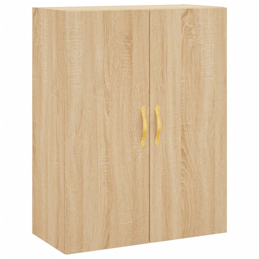 vidaXL Wall Mounted Cabinet Sonoma Oak 69,5x34x90 cm
