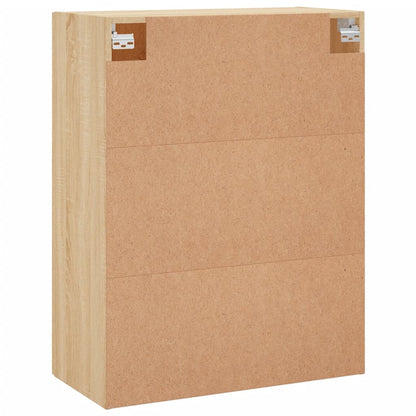 vidaXL Wall Mounted Cabinet Sonoma Oak 69,5x34x90 cm