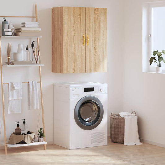 vidaXL Wall Mounted Cabinet Sonoma Oak 69,5x34x90 cm