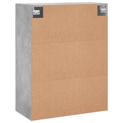 vidaXL Wall Mounted Cabinet Concrete Grey 69,5x34x90 cm