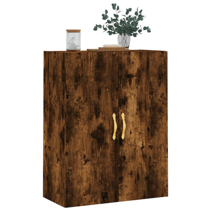 vidaXL Wall Mounted Cabinet Smoked Oak 69.5x34x90 cm