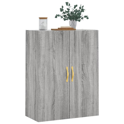 vidaXL Wall Mounted Cabinet Grey Sonoma 69,5x34x90 cm