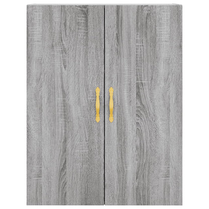 vidaXL Wall Mounted Cabinet Grey Sonoma 69,5x34x90 cm