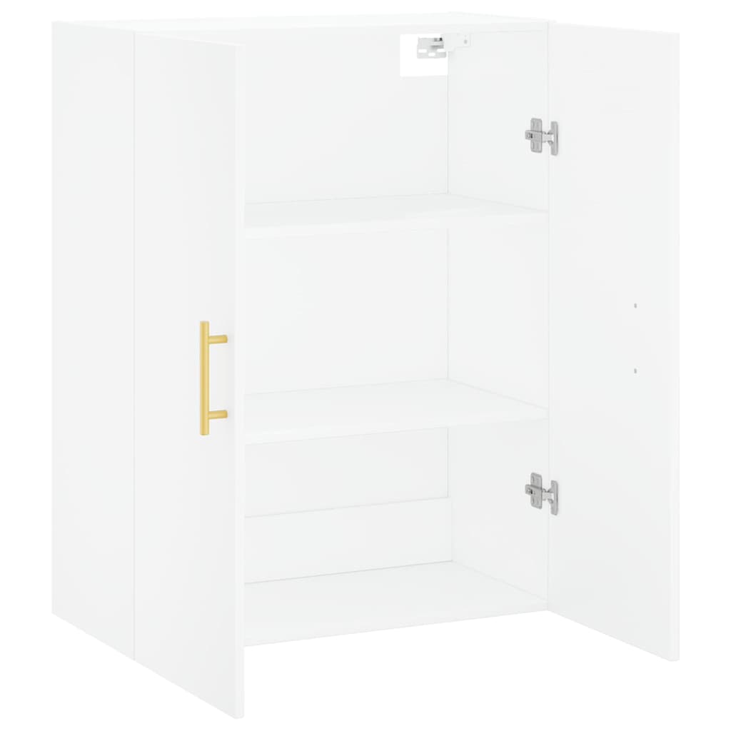 vidaXL Wall Mounted Cabinet White 69.5x34x90 cm