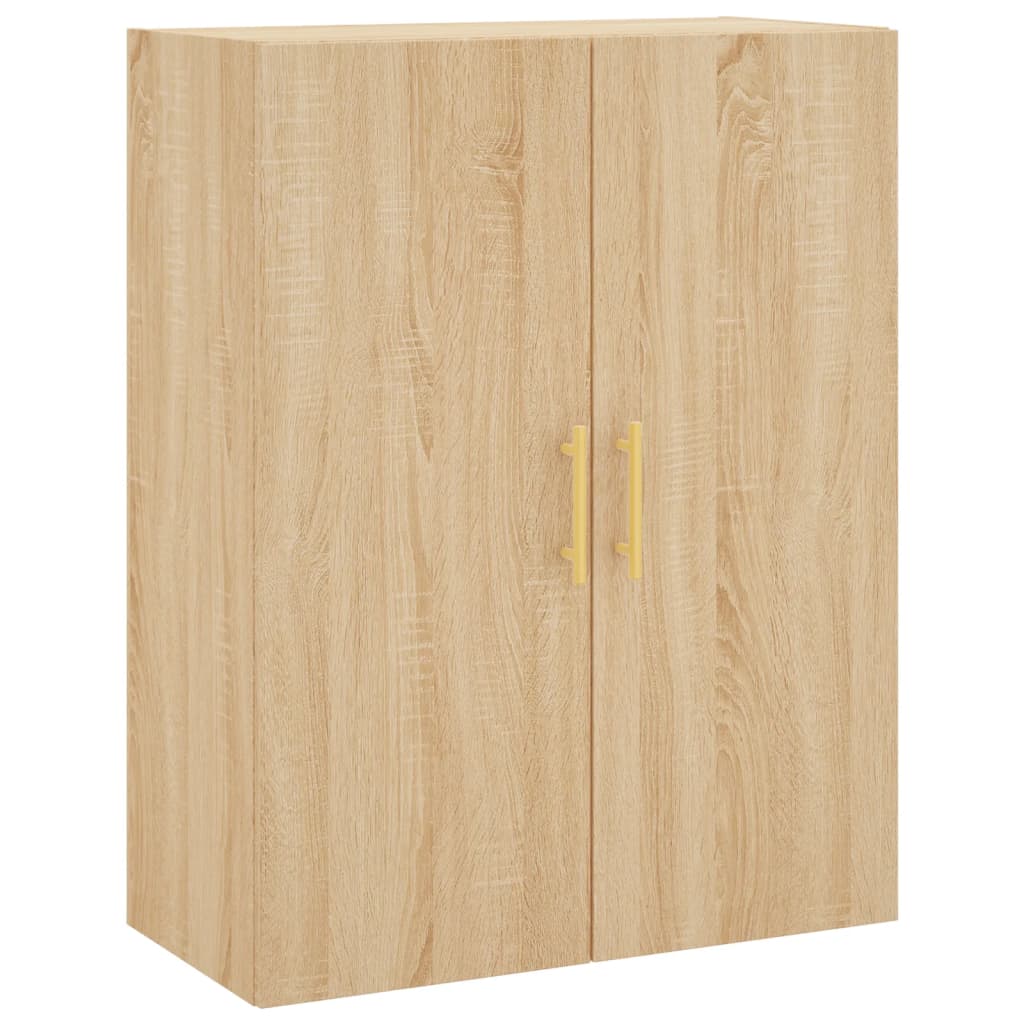 vidaXL Wall Mounted Cabinet Sonoma Oak 69,5x34x90 cm