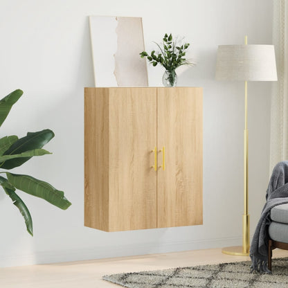 vidaXL Wall Mounted Cabinet Sonoma Oak 69,5x34x90 cm