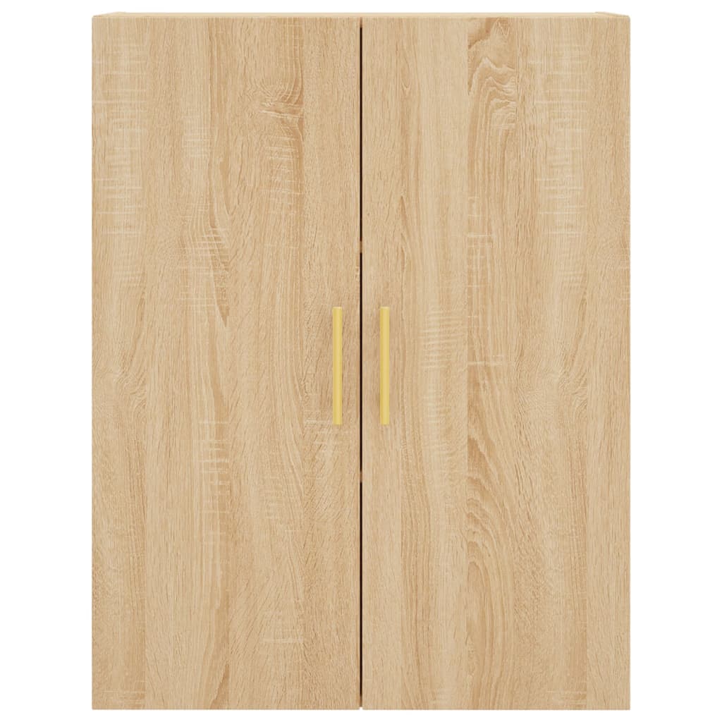 vidaXL Wall Mounted Cabinet Sonoma Oak 69,5x34x90 cm