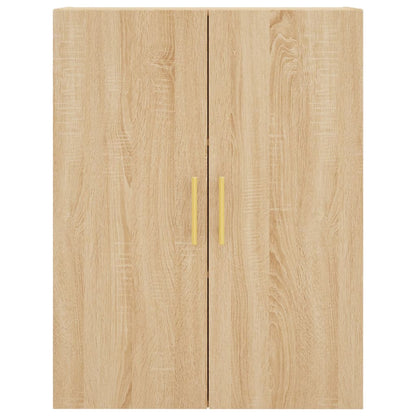vidaXL Wall Mounted Cabinet Sonoma Oak 69,5x34x90 cm