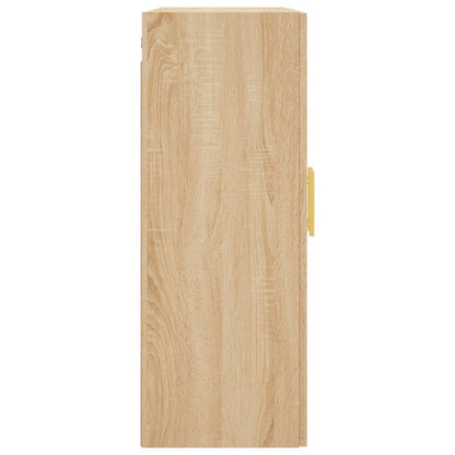 vidaXL Wall Mounted Cabinet Sonoma Oak 69,5x34x90 cm