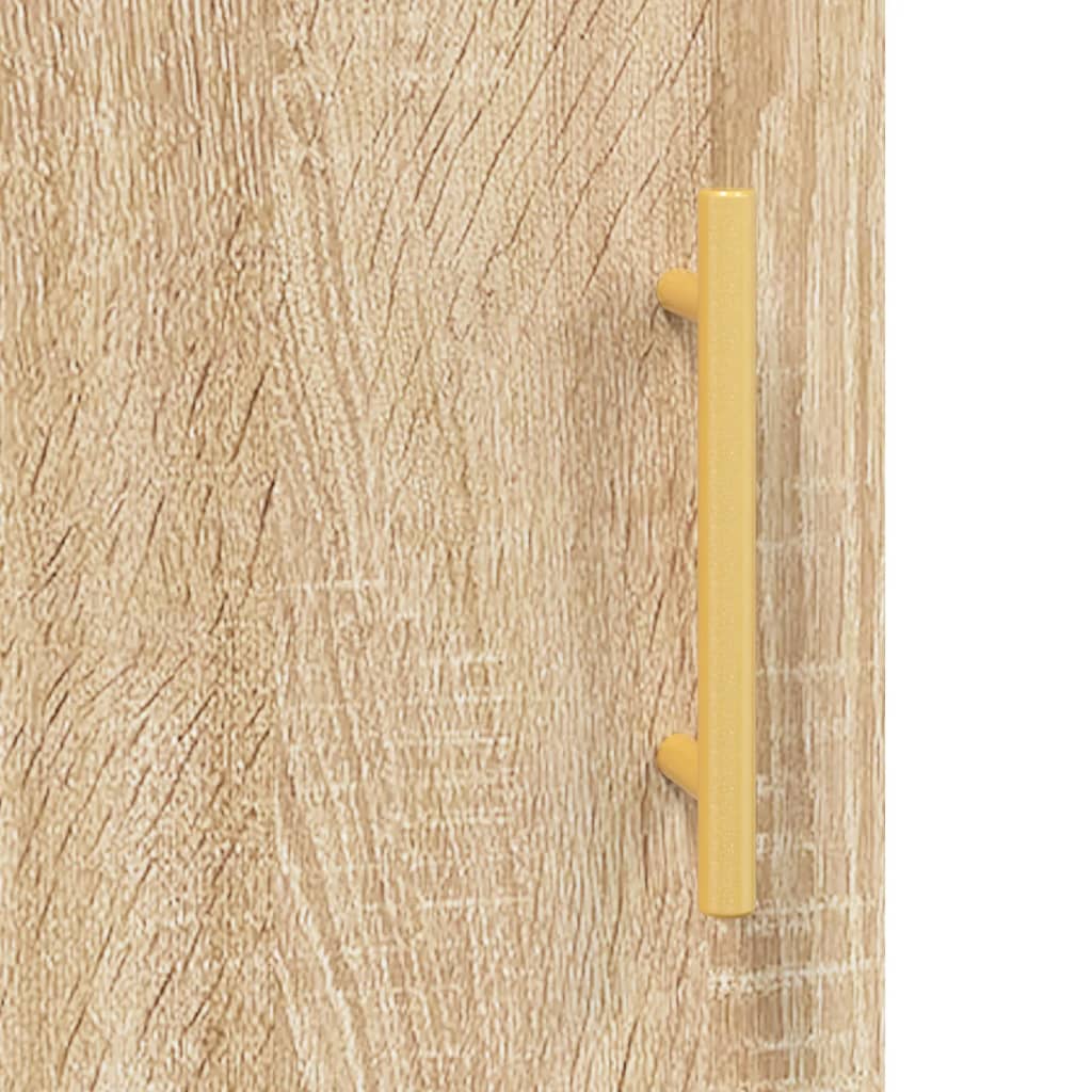 vidaXL Wall Mounted Cabinet Sonoma Oak 69,5x34x90 cm