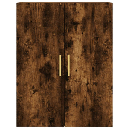 vidaXL Wall Mounted Cabinet Smoked Oak 69,5x34x90 cm
