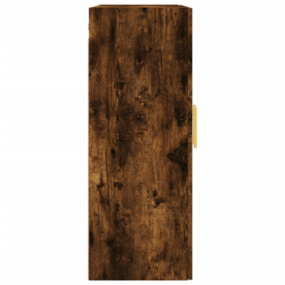 vidaXL Wall Mounted Cabinet Smoked Oak 69,5x34x90 cm