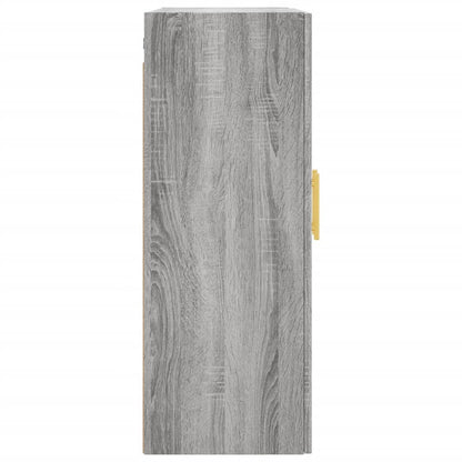 vidaXL Wall Mounted Cabinet Grey Sonoma 69,5x34x90 cm