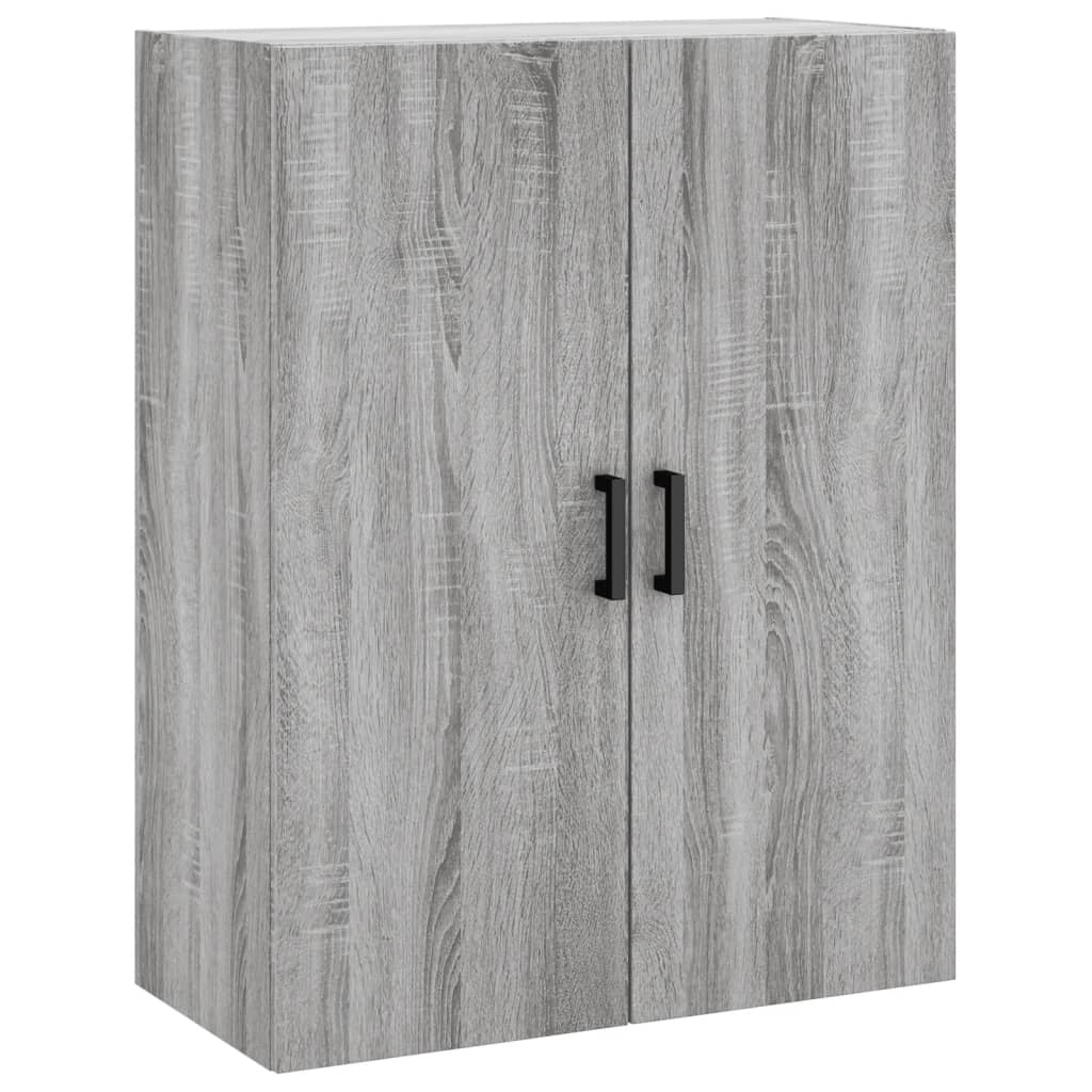 vidaXL Wall Mounted Cabinet Grey Sonoma 69,5x34x90 cm