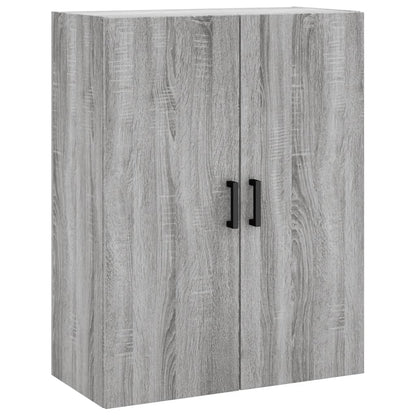 vidaXL Wall Mounted Cabinet Grey Sonoma 69,5x34x90 cm
