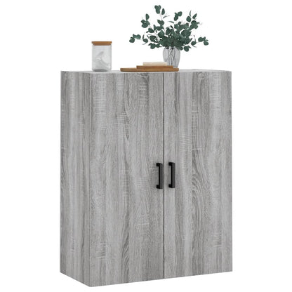 vidaXL Wall Mounted Cabinet Grey Sonoma 69,5x34x90 cm